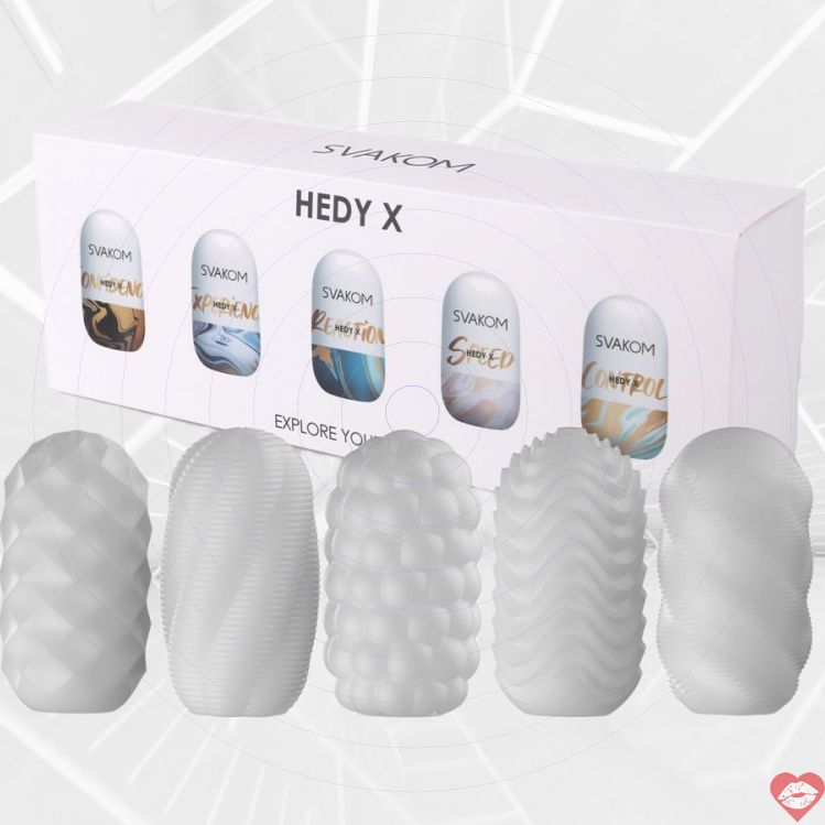 SVAKOM Hedy X5 Cốc Đa Kết Cấu 10cm Tự Sướng Cao Cấp 
