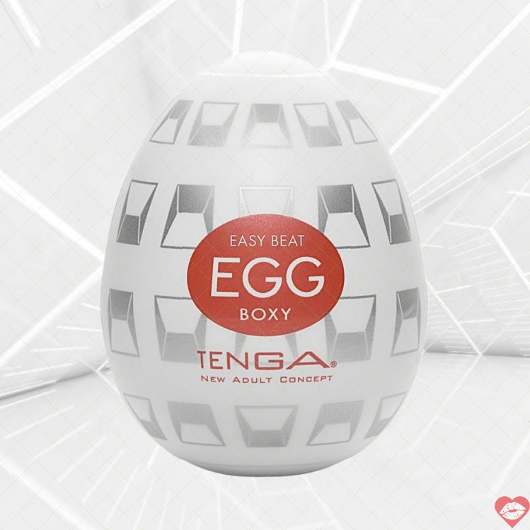 Tenga Boxy Trứng Sục 6.1cm TPE Nhật Đa Năng Thật 