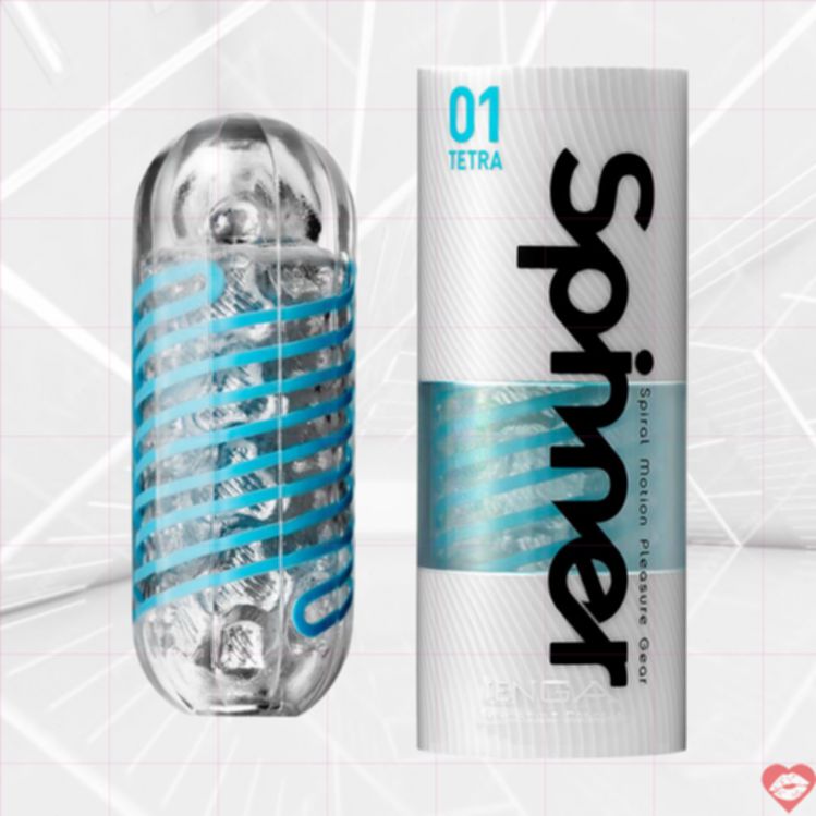 Tenga Spinner Tetra Blue Xoáy 3D Siêu Thật