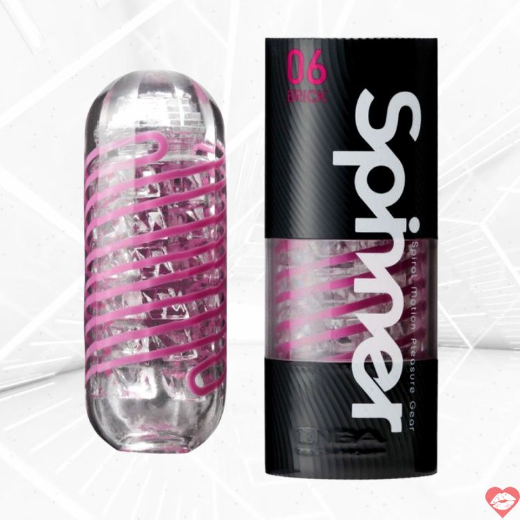 Tenga Spinner 06 Brick Máy Quay Tuổi Teen Hút Siêu Mạnh Nam