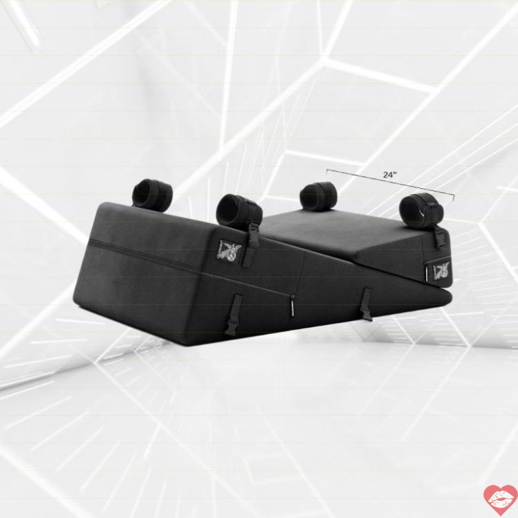 Liberator Wedge Ramp BDSM Gối Đen Trói Khẩu 