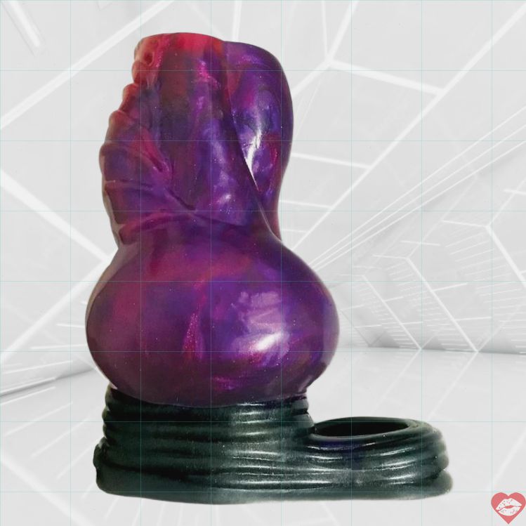 Sheath Alien Borg Textured Dày Khoái Lạc Mạnh 