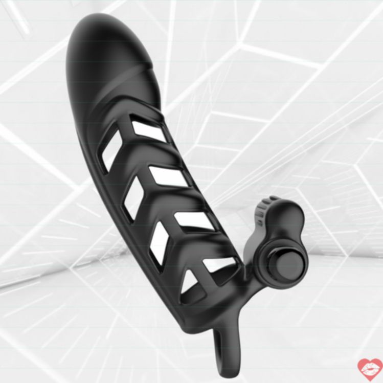 Malesation Vòng Rung Đen 13.5cm Hút Đỉnh Khoái Lạc 
