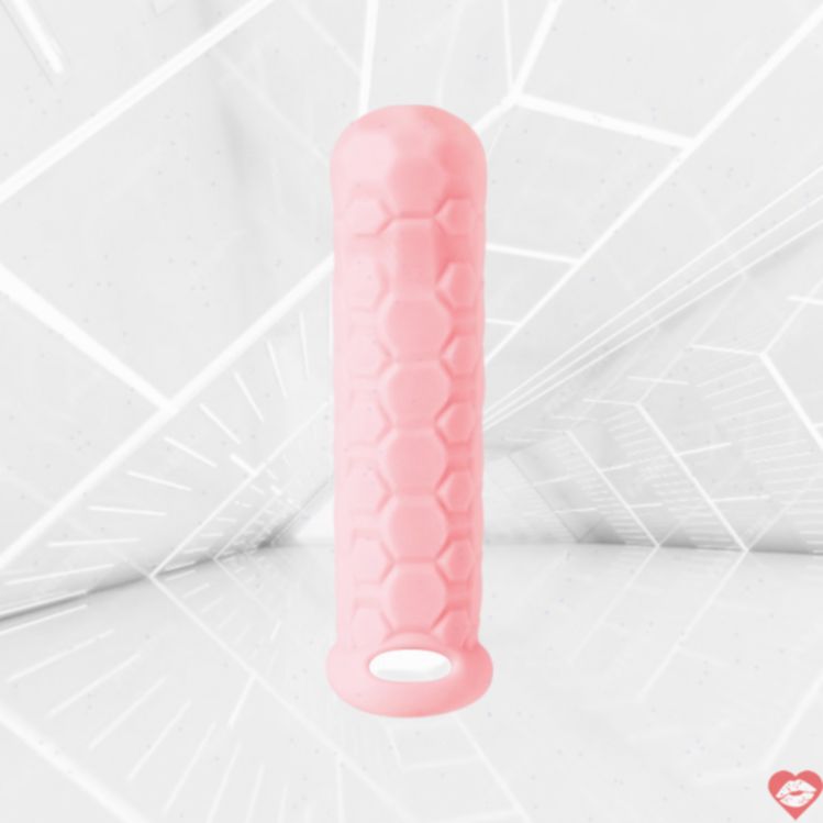 Penis Sleeve Lola Homme Pink 15.5cm Kéo Dài Tột Độ 