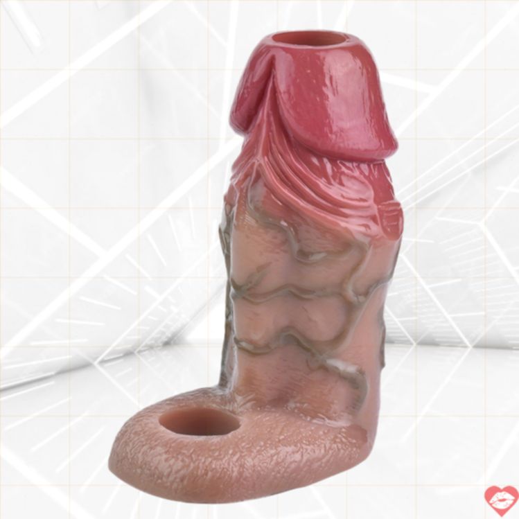 S8110 Penis Sleeve Hollow Ring Mở Siêu Thật Nâng Tầm Khoái Lạc 