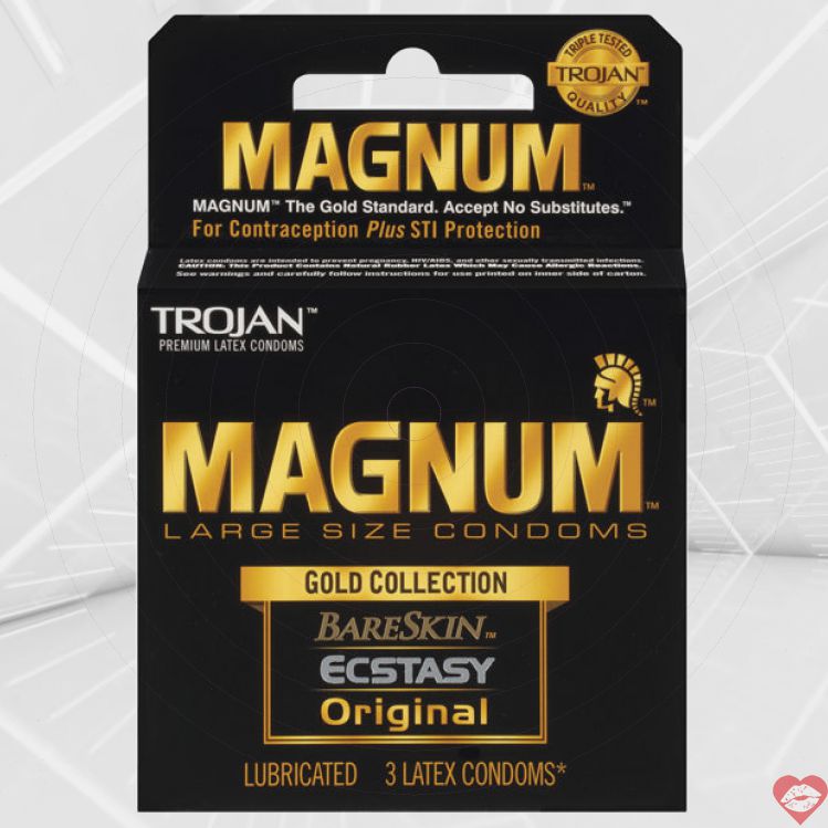 Trojan Magnum Gold Bao Cao Su Lớn Dày Thoải Mái 