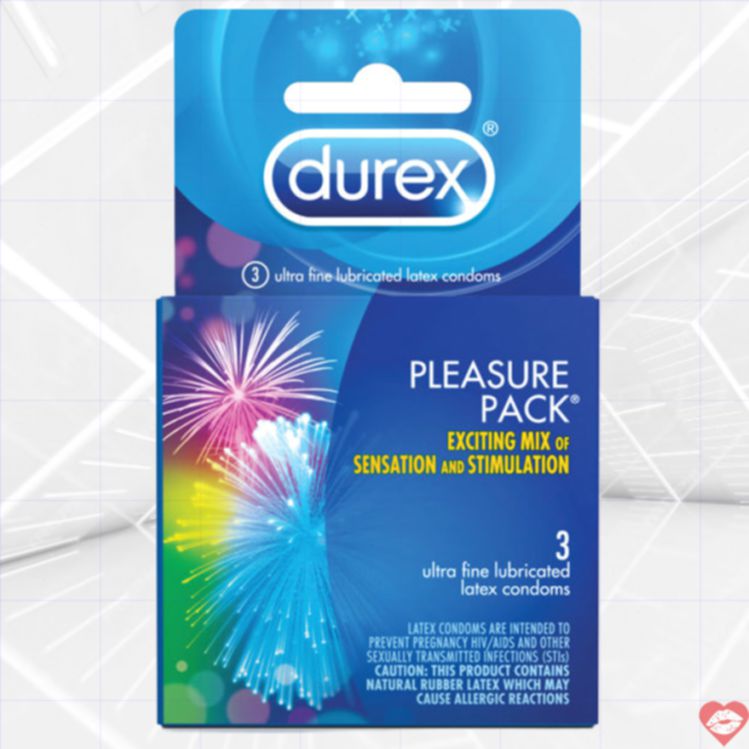 Condom Durex Pleasure Pack – Kéo Dài Đa Năng Vui 