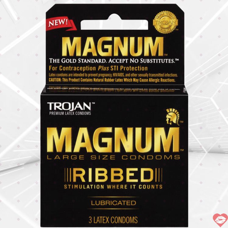 Trojan Magnum Ribbed Bao Lớn Gân Sóng Khoái Lạc Đỉnh 