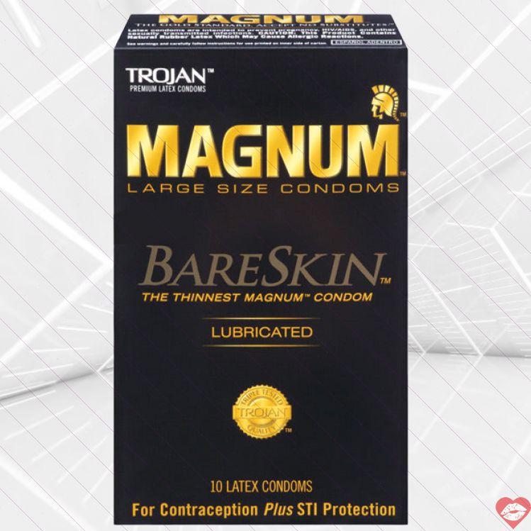 Trojan Magnum Bareskin Bao Lớn Mỏng Nhạy Cảm Vượt Trội 