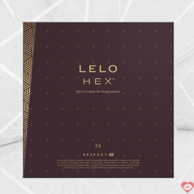 LELO HEX XL Bao Lớn Mỏng An Toàn Siêu Thoải Mái 