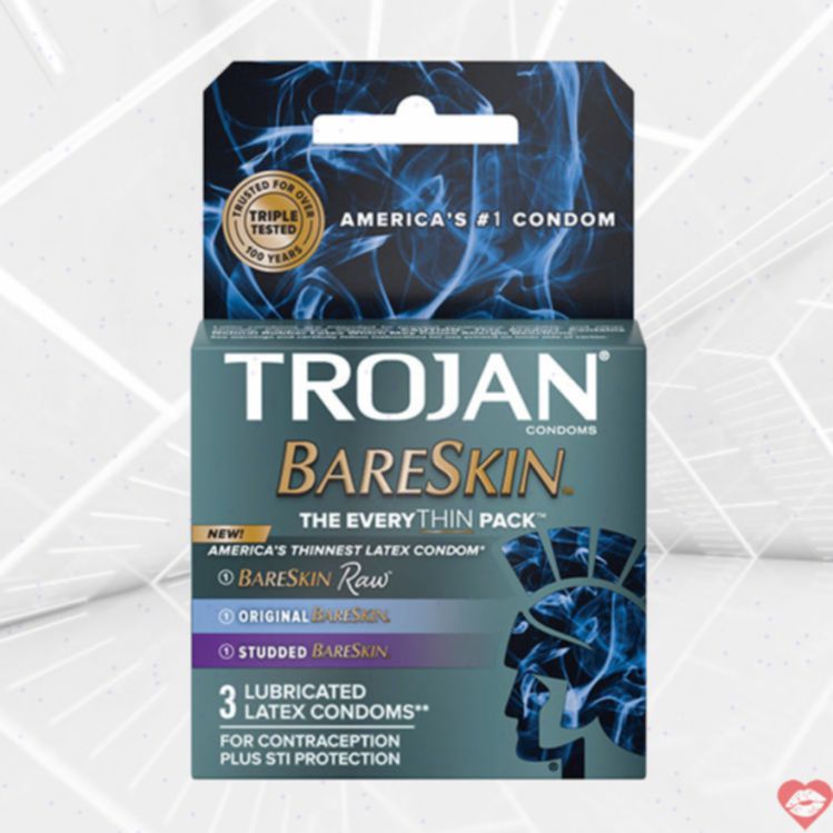 Trojan BareSkin Cao Su Mỏng Nhất Gần Gũi Tự Nhiên An Toàn 