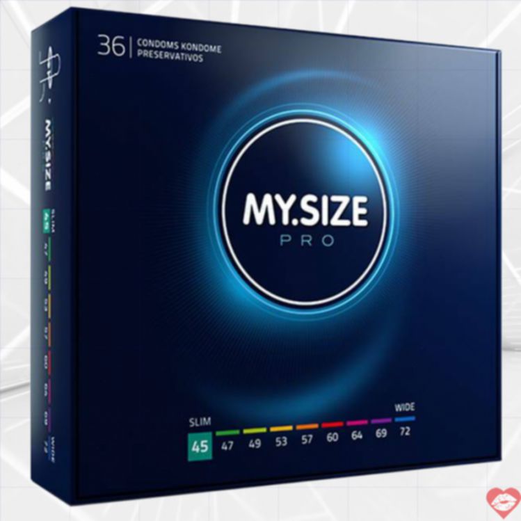 MY.SIZE 45 Bao Ultra Mỏng 36 Cái Vừa Vặn Hoàn Hảo 