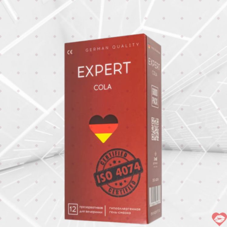 Amor Expert Cola 12cái Đen Hương Đức Quyến Rũ 