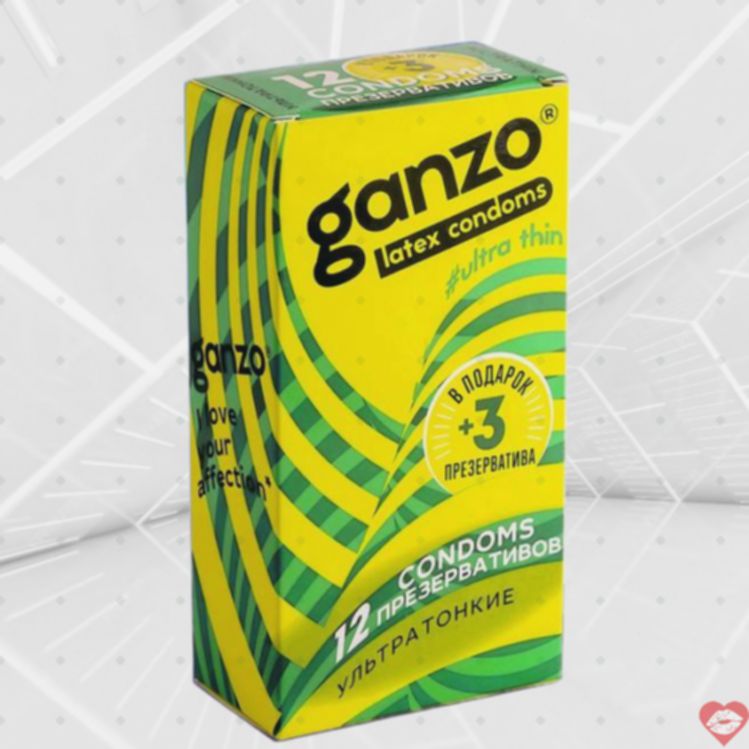 Ganzo Bao Cao Ultra Thin 15s Mỏng Tự Nhiên Siêu Nhạy 