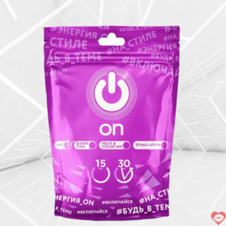 ON Mix Pack 30 bao cao su assorti mỏng an toàn sướng 