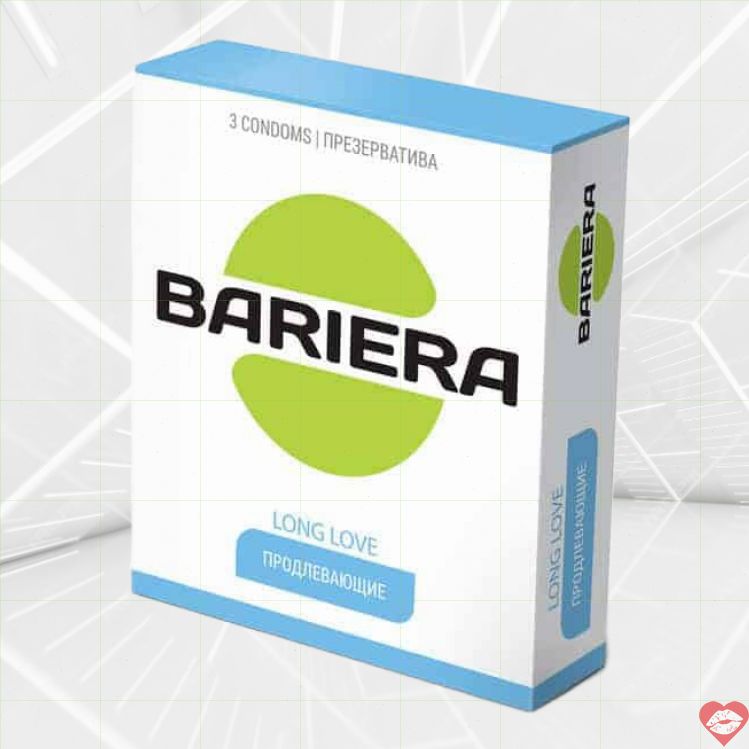 Bao Cao Su Bariera Long Love 3 Miếng Kéo Dài 