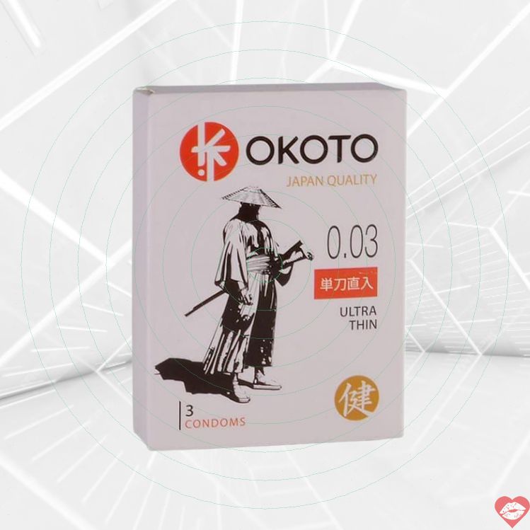 Okoto Ultra Thin Bao Cao Su Mỏng Mịn 3 Viên 