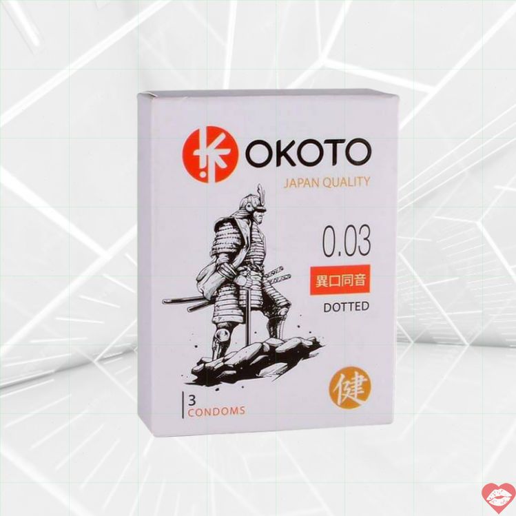 Bao Cao Su Okoto Dotted 3cái Gai 18cm Kích Thích 