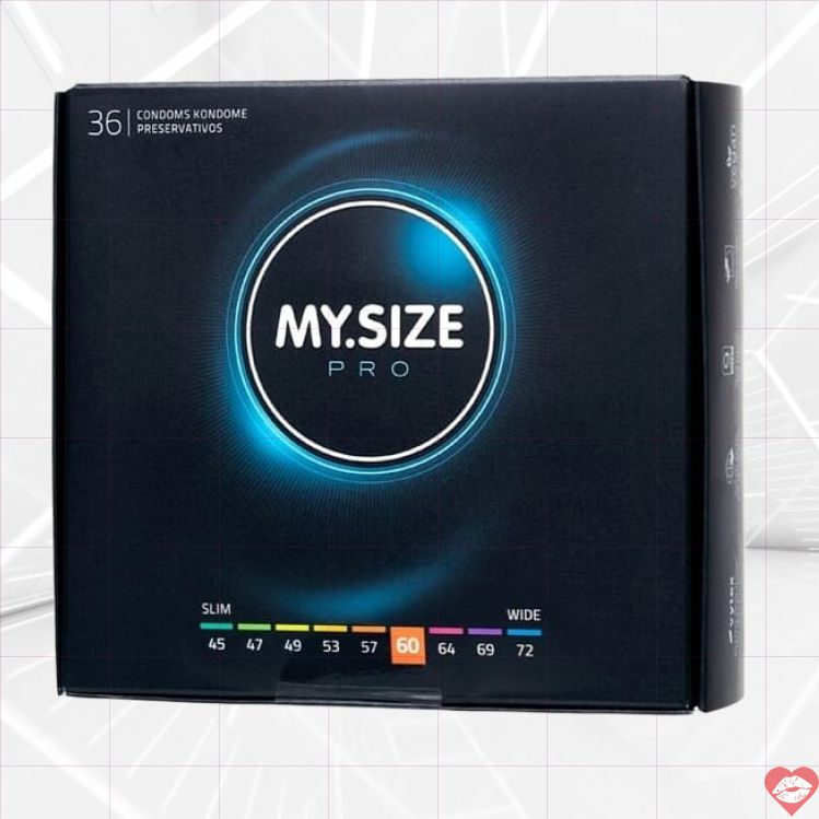 MY.SIZE Pro 60 mỏng Đức 36miếng ôm khít to lớn 