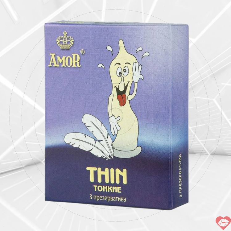 Amor Thin 0.01 Siêu Mỏng Latex 5.3cm Cảm Giác Tự Nhiên 