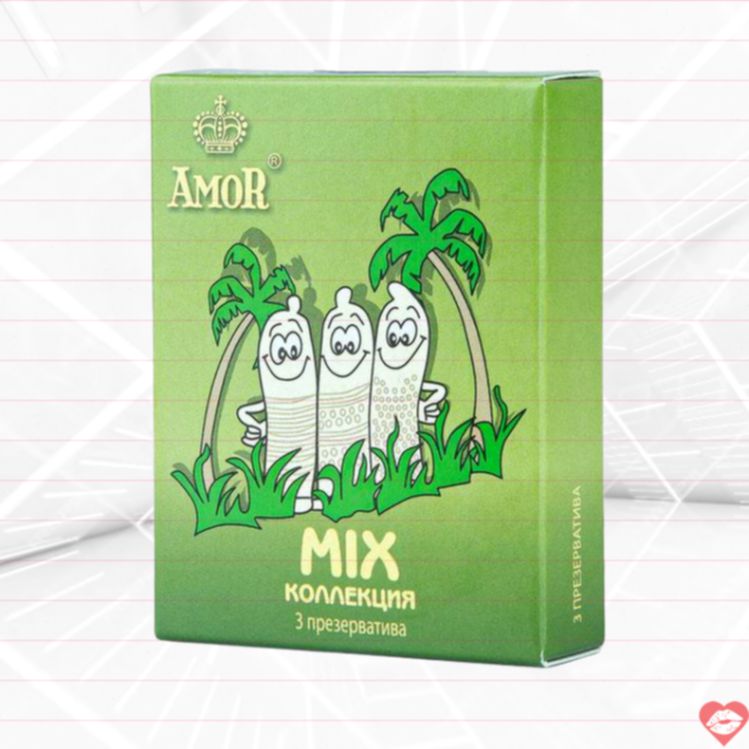 Bao Cao Su Amor Yêu Sáng Mix 3 Mỏng Siêu Cảm Gợi Tình 