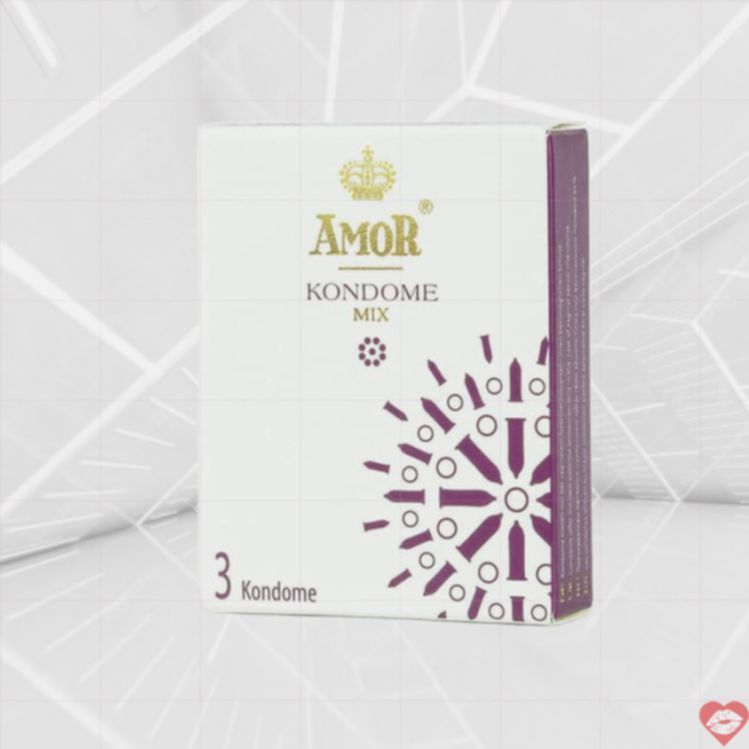 Bao Su Amor Mix 3 Miếng Mỏng Kích Thích Ngọt 