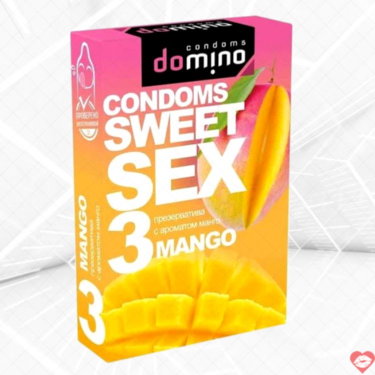 Bao Cao Domino Sweet Sex Mango Ngọt Ngào 3 Miếng Thân Mật 