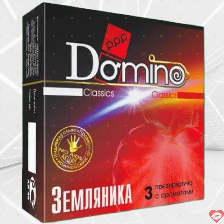 Domino Classic Bao Cao Su Dâu 3 Viên Mỏng Cuồng Nhiệt 