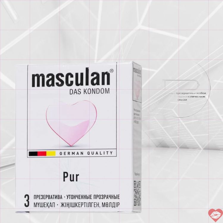 Masculan Pur Đức Siêu Mỏng 3 Viên Tự Nhiên Nóng Bỏng 