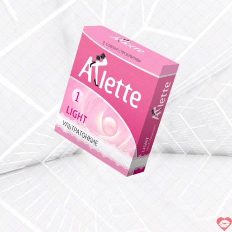 Arlette Light Bao Cao Su Nga Mỏng Nhẹ 3 Viên 