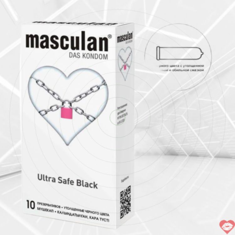 Masculan Black Ultra 10c Bao Cao Su Bền Đức 