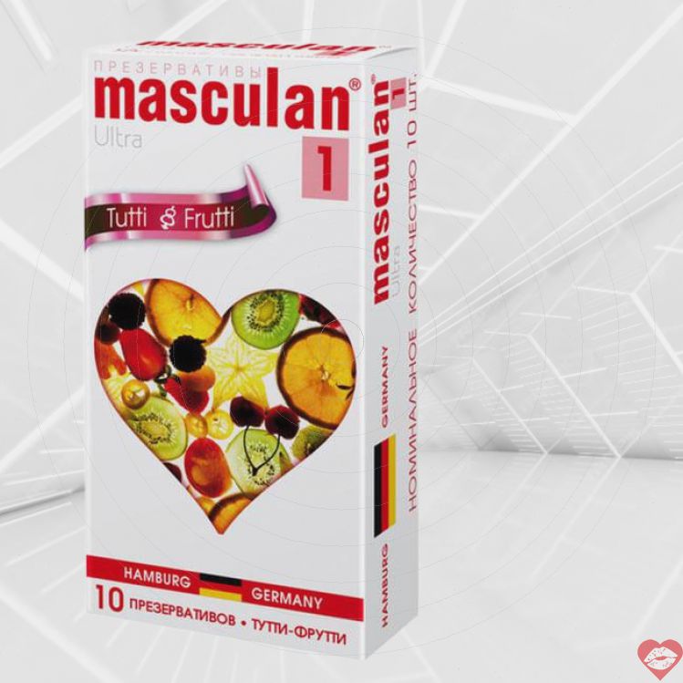 Bao Masculan Tutti-Frutti 10 viên hương quả vui nhộn 