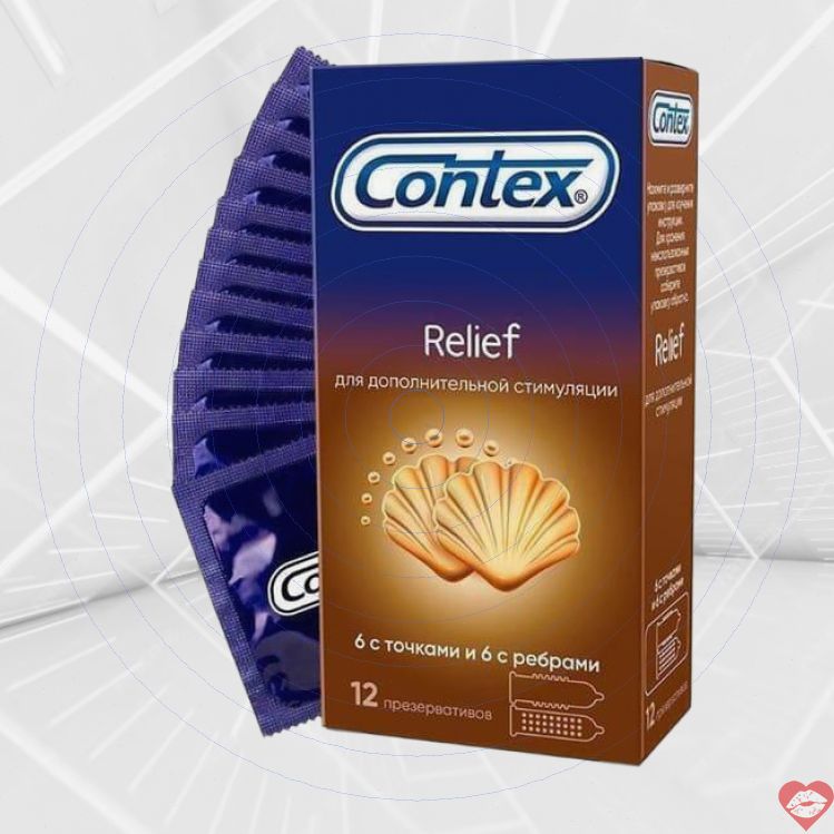 Bao Cao Su Contex Relief 12 Cái Gân Siết Sướng Điên 