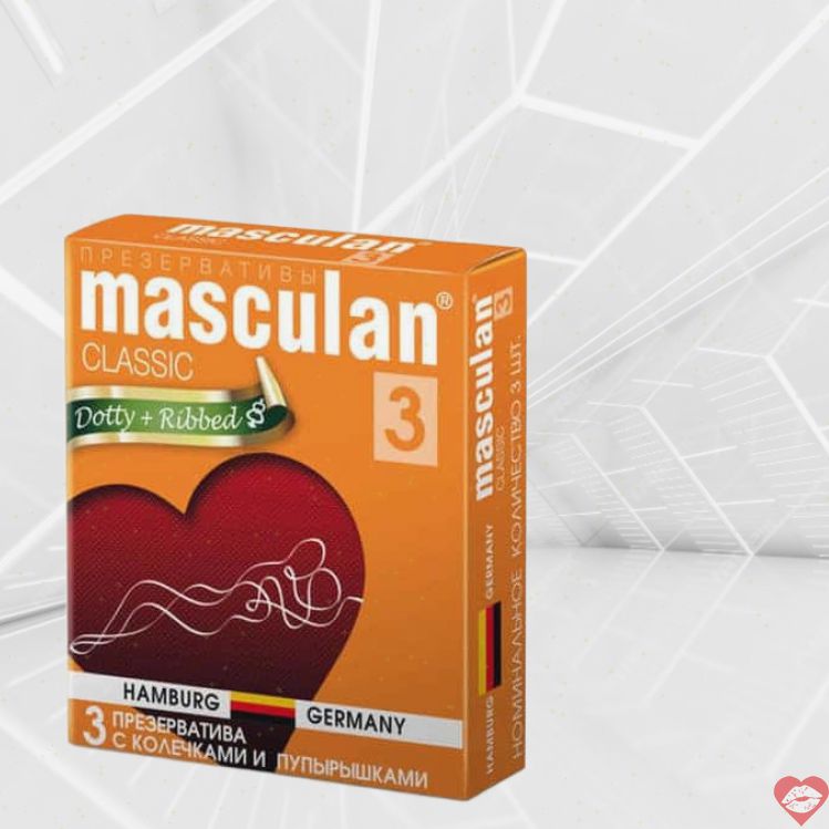 Masculan Dotty Ribbed 3c Gợn Sóng Tăng Khoái Cảm Thú Vị 