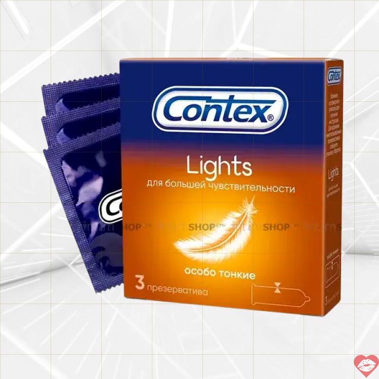 Contex Siêu Mỏng 3pcs Tự Nhiên Bảo Vệ An Toàn 