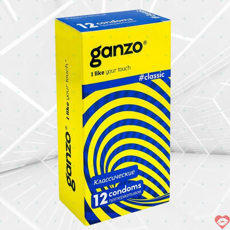 Ganzo Classic 12 Bao Cao Su Mỏng Sướng Mịn Hương Vị 
