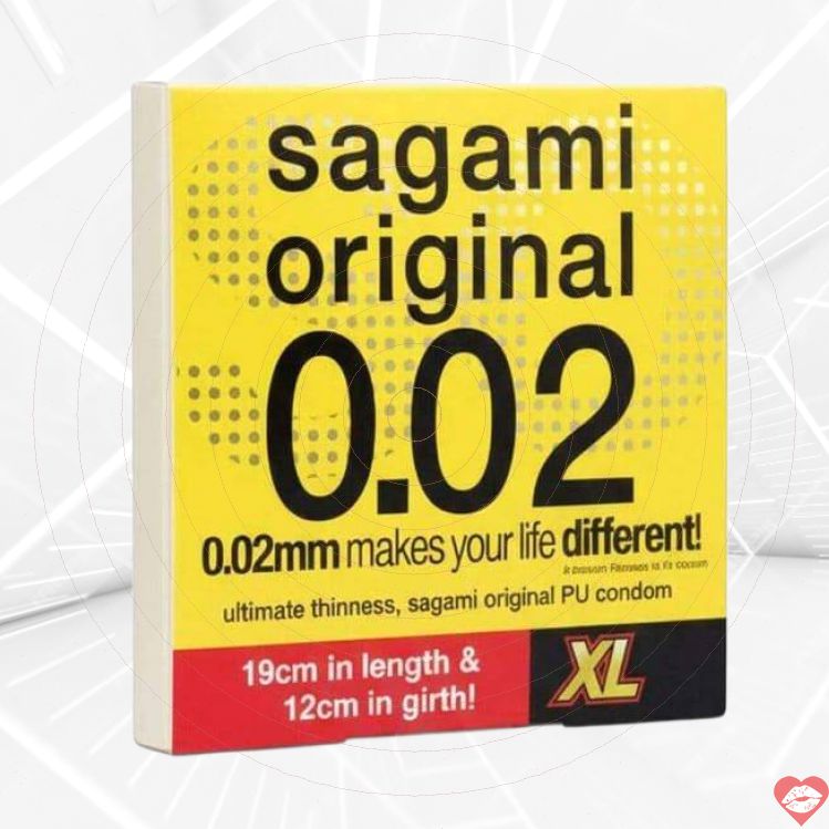 Sagami 0.02 XL Polyurethane Siêu Mỏng Tự Nhiên 