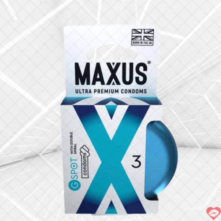Maxus G-Spot Bao Cao Su 3 Viên Xoáy Kép Thú Vị 