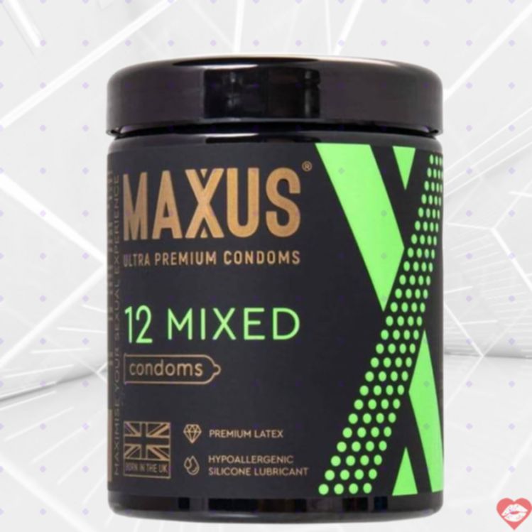 Maxus Mixed Set 12 Bao Gợn Sóng Mỏng An Toàn Đam Mê! 