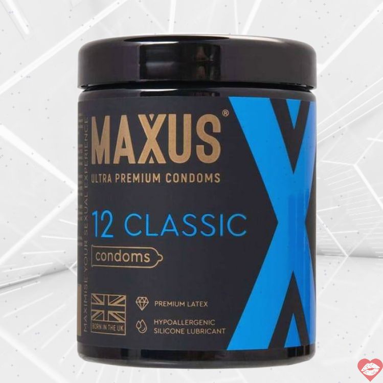 Maxus Classic Bao Cao Su Mỏng 12 Viên An Toàn Siêu Mịn 