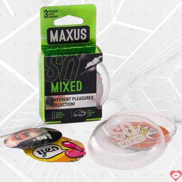 Maxus Air Mixed Bao Cao 3pcs Mỏng An Toàn Anh 