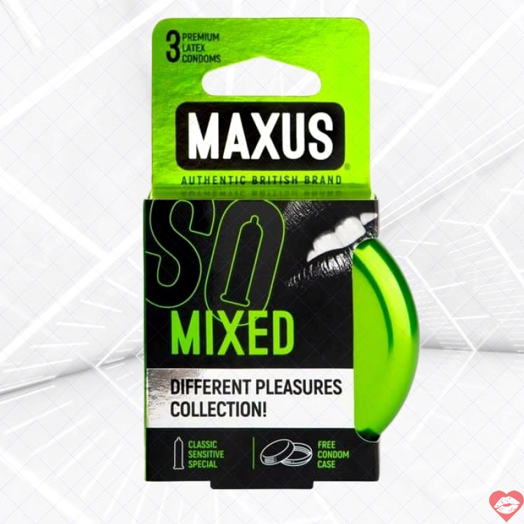 Bao cao su Maxus Mixed 3 vị siêu thỏa mãn 