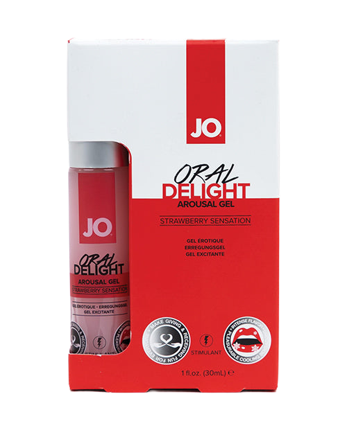  Nhập sỉ JO Oral Delight Strawberry Gel Làm Mát Dâu  hàng mới về 