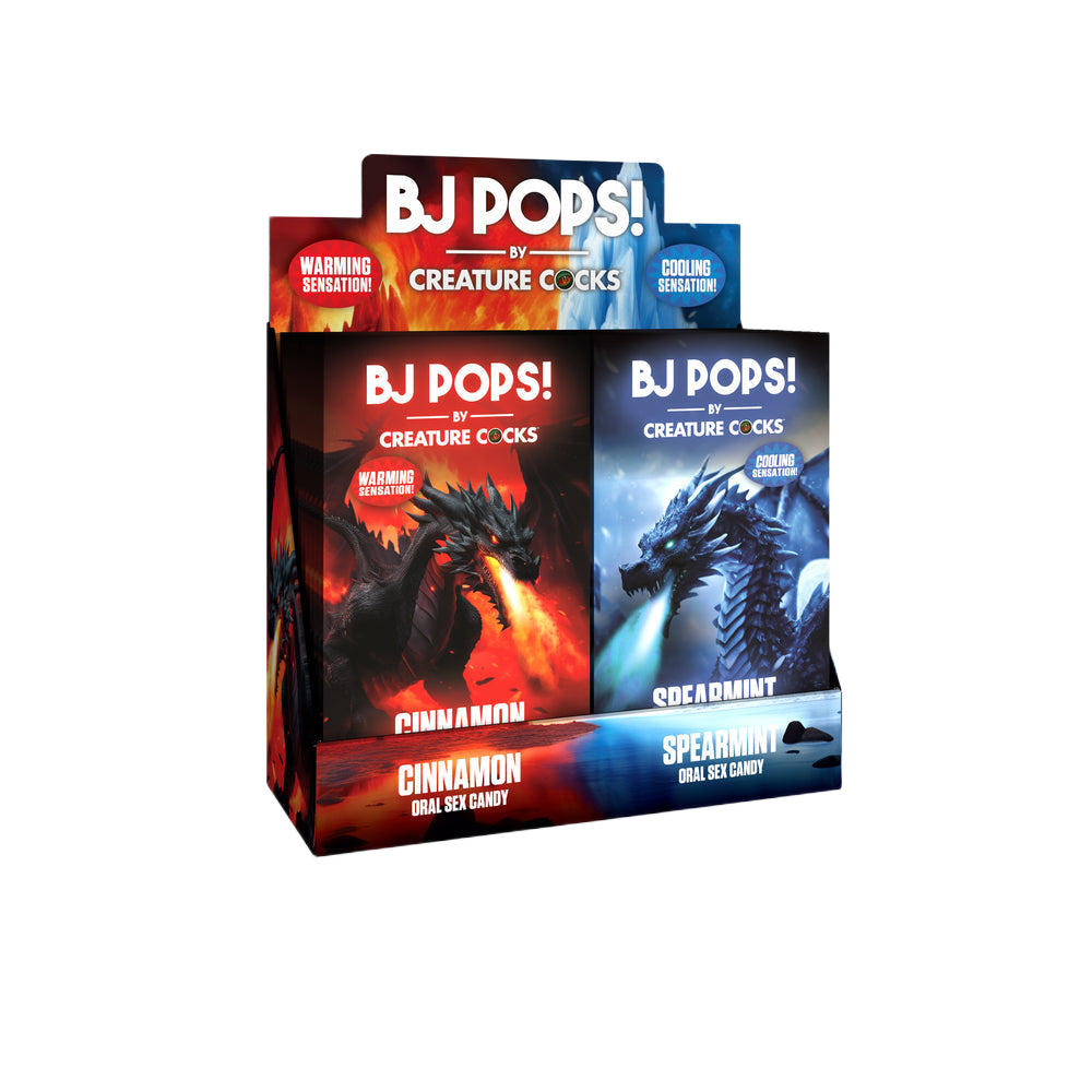 Creature Cocks BJ Pops Kẹo Bỏng Lạnh Nóng Ngọt Ngào Oral Kích Thích 