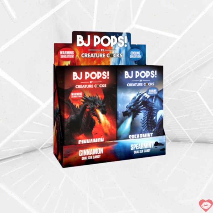 Creature Cocks BJ Pops Kẹo Bỏng Lạnh Nóng Ngọt Ngào Oral Kích Thích 