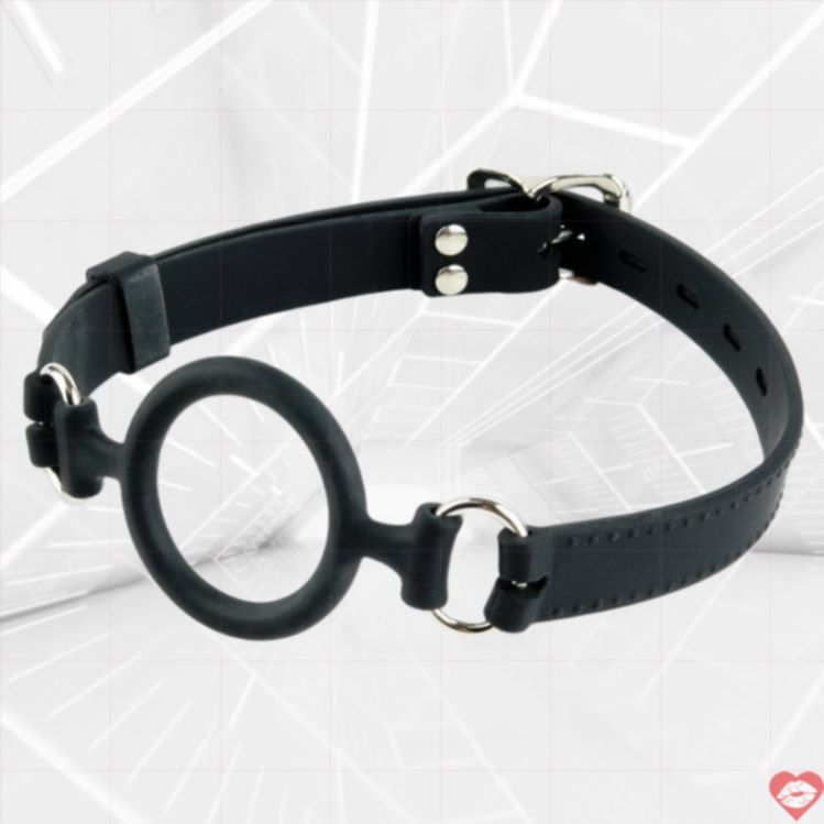 Fetish Fantasy Vòng Ngậm Miệng Đen Mềm Mịn Thăng Hoa 