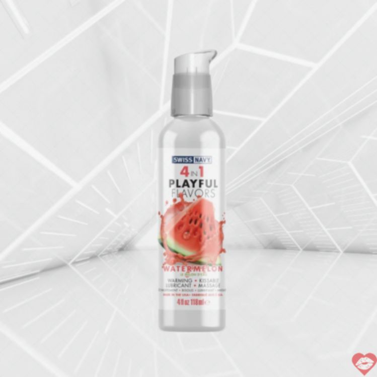 Swiss Navy Lube Dưa Hấu 4in1 Ăn Được 118ml Ngọt Ngào Mịn Màng 