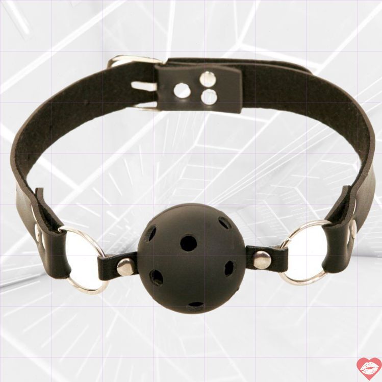 Ball Gag Fetish Fantasy Đen Thở Dễ 