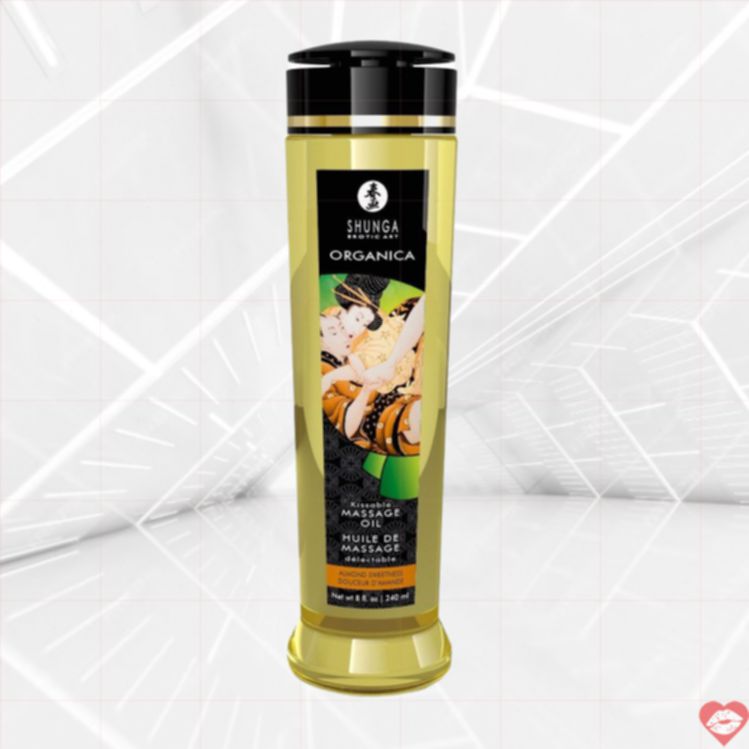 Shunga Dầu Hạnh Nhân 240ml Ăn Được Hữu Cơ 