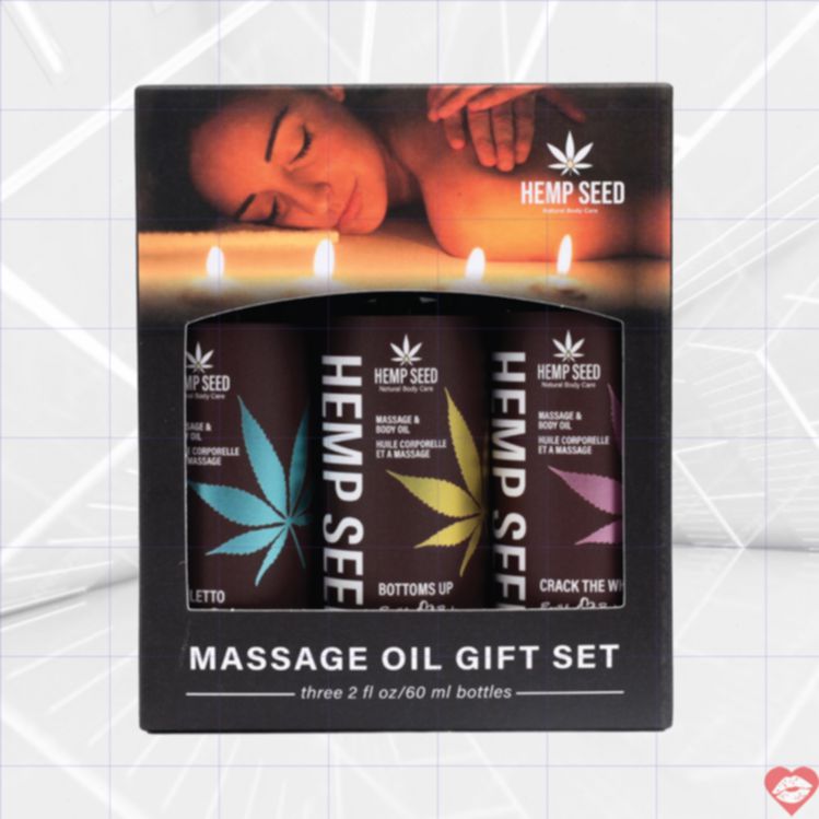 Earthly Body Valentine Oil 2oz 3 Hương Massage Lãng Mạn 